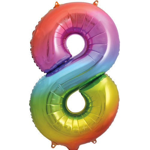 Unique 34 inch Rainbow Balloon with Helium