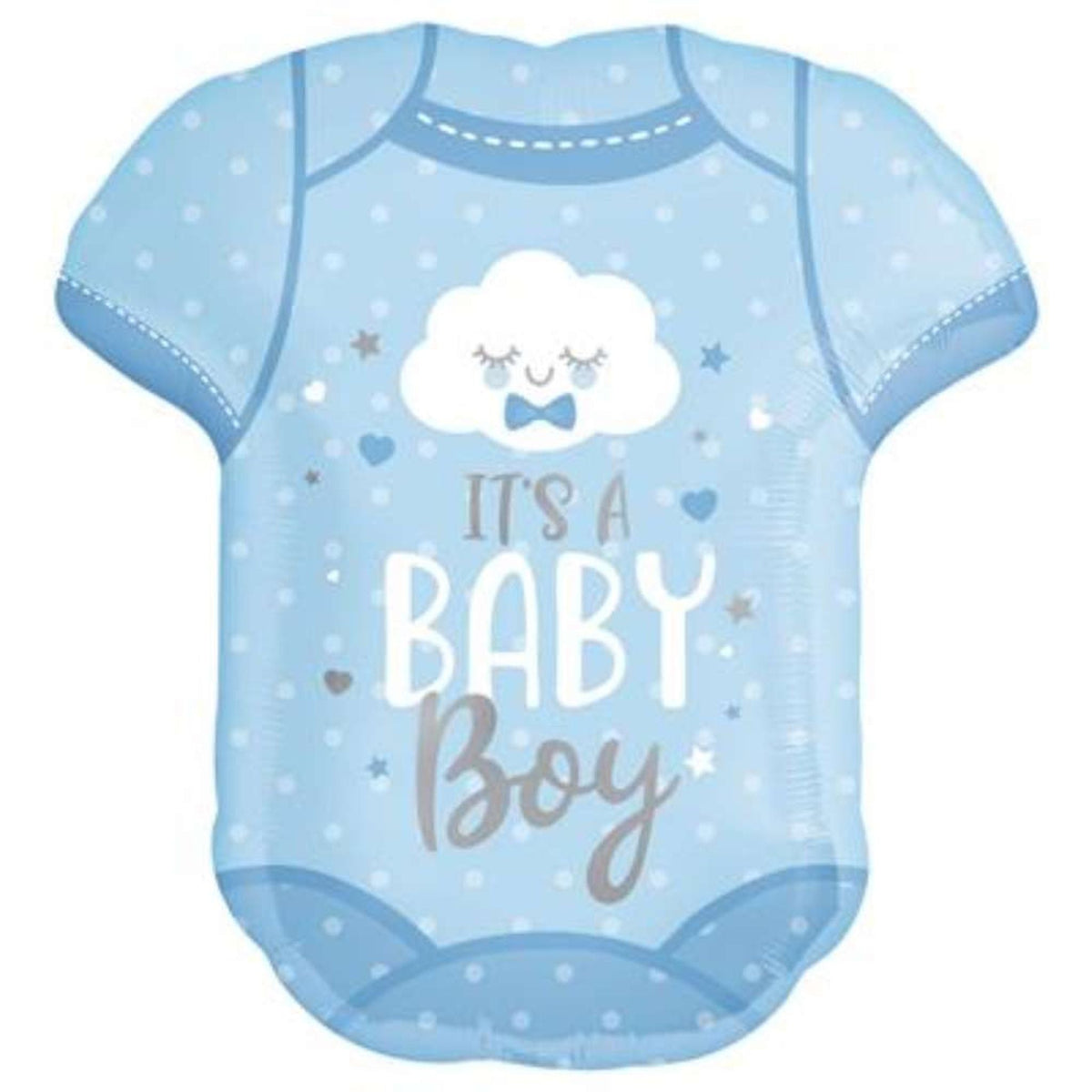 Blue Baby Onesie 24" Foil Balloon with Helium