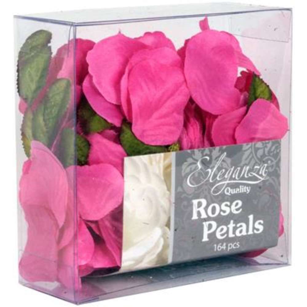 Eleganza Rose Petals Fuchsia 164 Pieces
