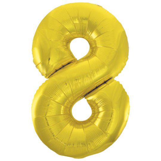 Unique 34 inch Gold Balloon with Helium
