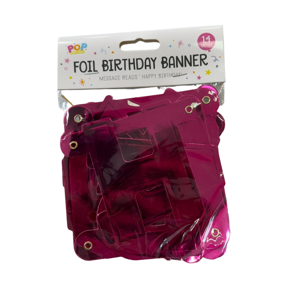 Birthday Banner Foil 1.4m