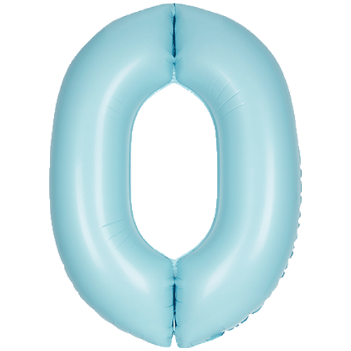 Unique 34 inch Light Blue Balloon with Helium