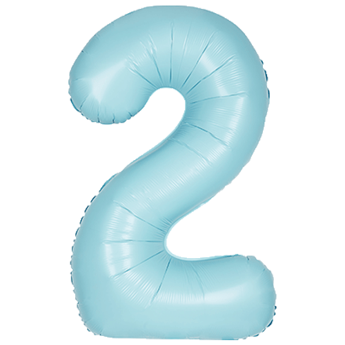 Unique 34 inch Light Blue Balloon with Helium