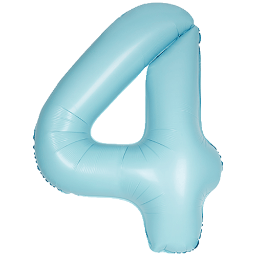 Unique 34 inch Light Blue Balloon with Helium