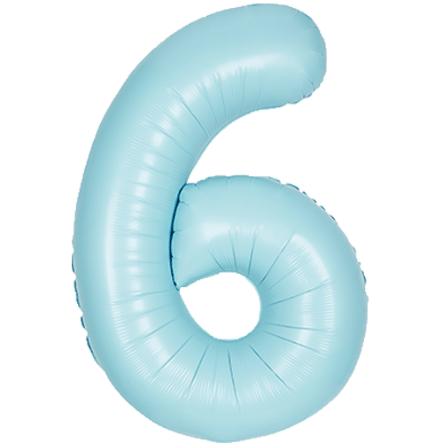 Unique 34 inch Light Blue Balloon with Helium