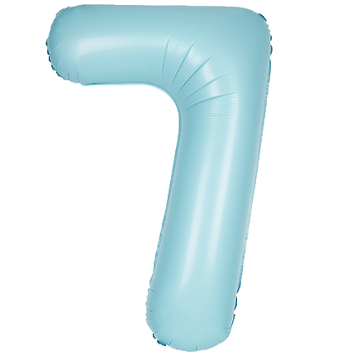 Unique 34 inch Light Blue Balloon with Helium