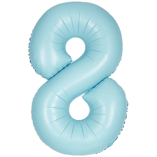 Unique 34 inch Light Blue Balloon with Helium