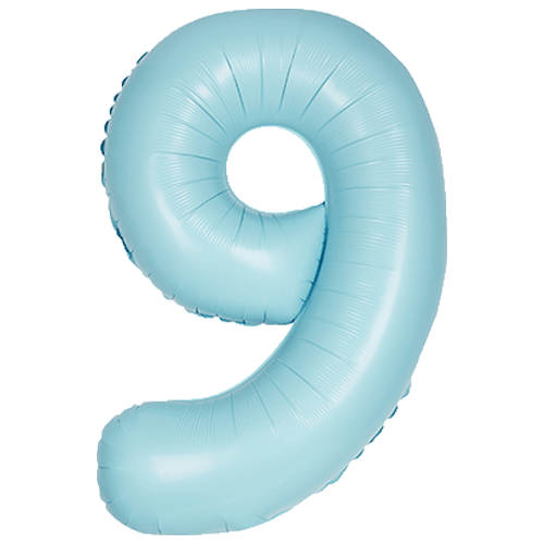 Unique 34 inch Light Blue Balloon with Helium