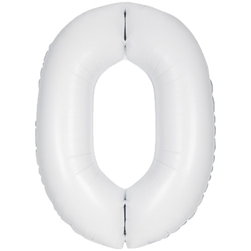 Unique 34 inch White Balloon with Helium