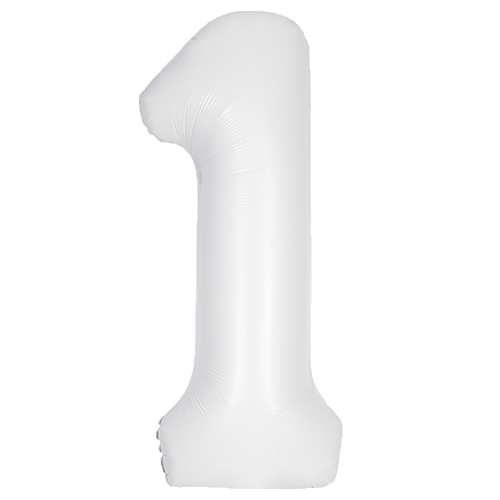 Unique 34 inch White Balloon with Helium
