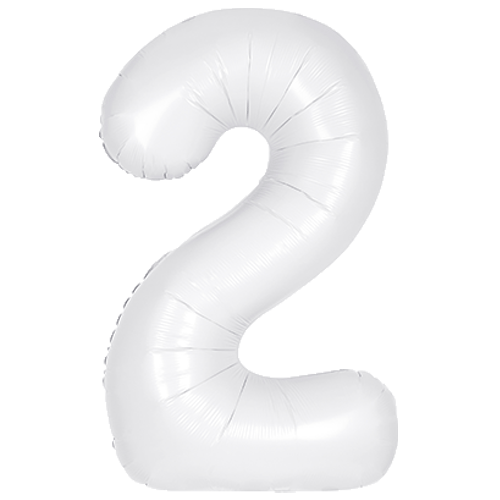 Unique 34 inch White Balloon with Helium