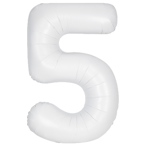 Unique 34 inch White Balloon with Helium