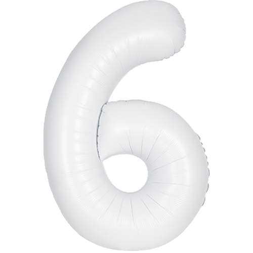 Unique 34 inch White Balloon with Helium