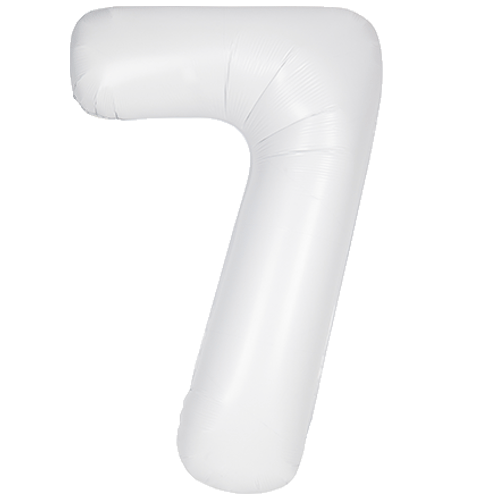 Unique 34 inch White Balloon with Helium