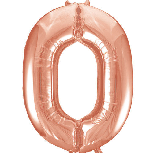 Unique 34 inch Rose Gold Balloon with Helium