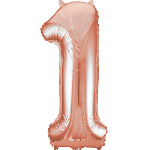 Unique 34 inch Rose Gold Balloon with Helium