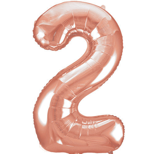 Unique 34 inch Rose Gold Balloon with Helium