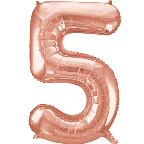 Unique 34 inch Rose Gold Balloon with Helium