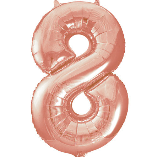 Unique 34 inch Rose Gold Balloon with Helium