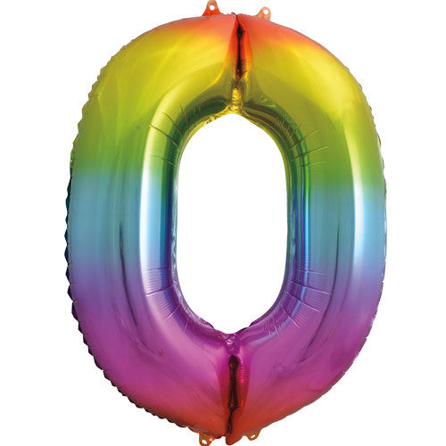 Unique 34 inch Rainbow Balloon with Helium