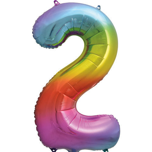 Unique 34 inch Rainbow Balloon with Helium