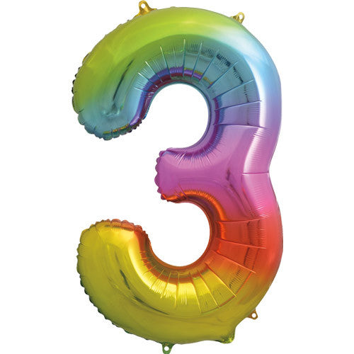 Unique 34 inch Rainbow Balloon with Helium
