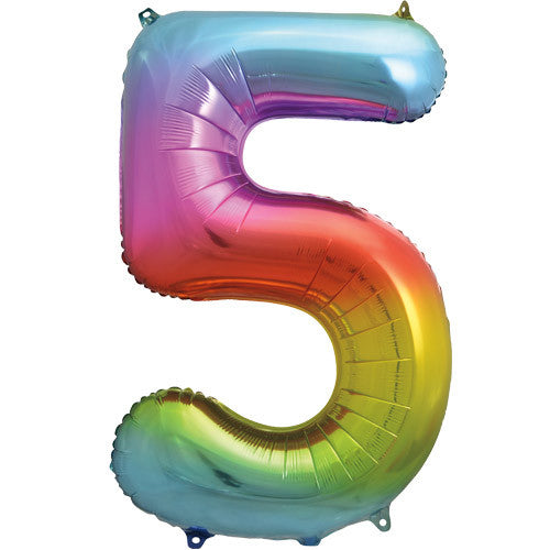 Unique 34 inch Rainbow Balloon with Helium