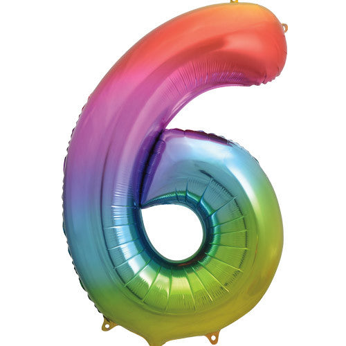 Unique 34 inch Rainbow Balloon with Helium