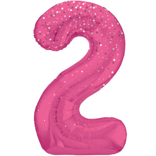 Unique 34 inch Fuchsia Balloon with Helium