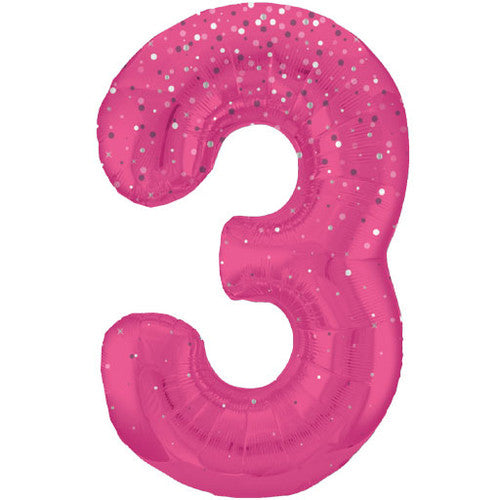 Unique 34 inch Fuchsia Balloon with Helium