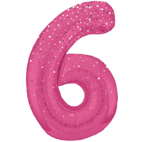 Unique 34 inch Fuchsia Balloon with Helium