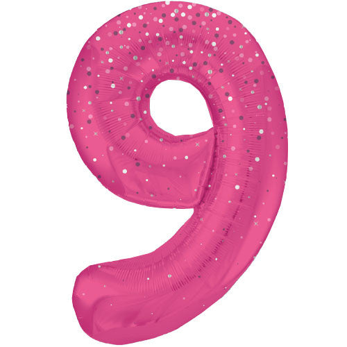 Unique 34 inch Fuchsia Balloon with Helium