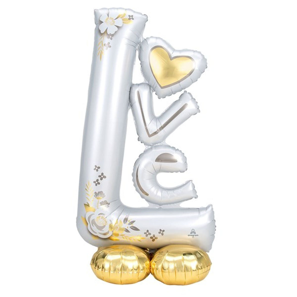 AirLoonz Love 58" Foil Balloon Filled with Air