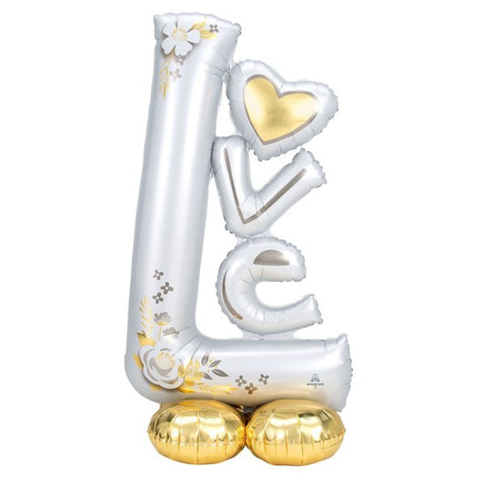 AirLoonz Love 58" Foil Balloon Filled with Air