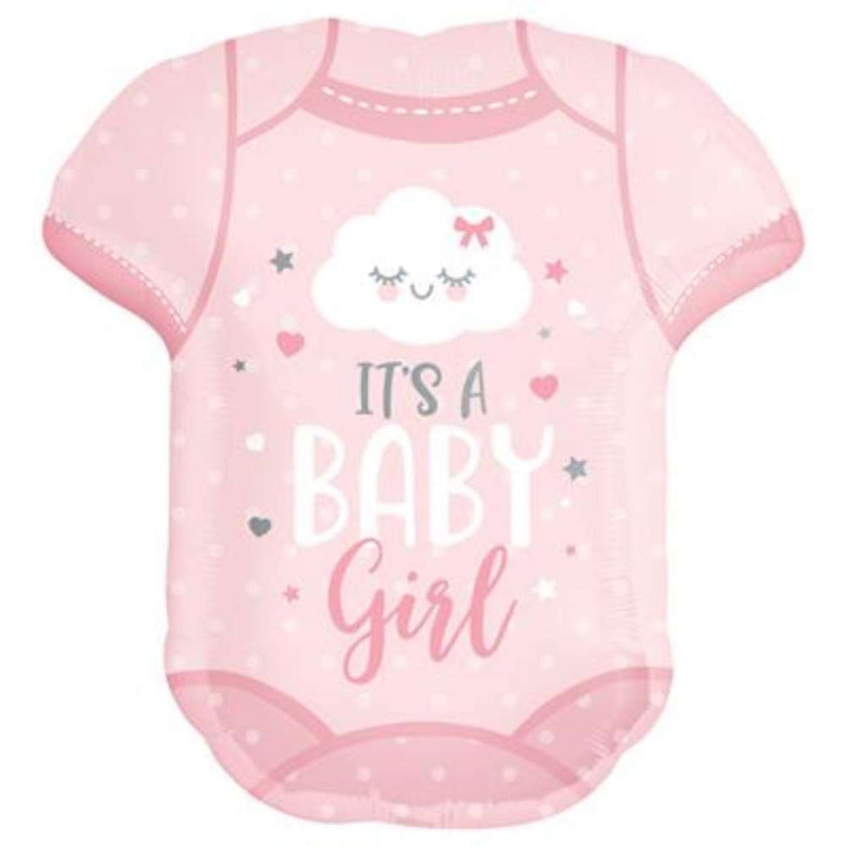 Pink Baby Onesie 24 Foil Balloon with Helium