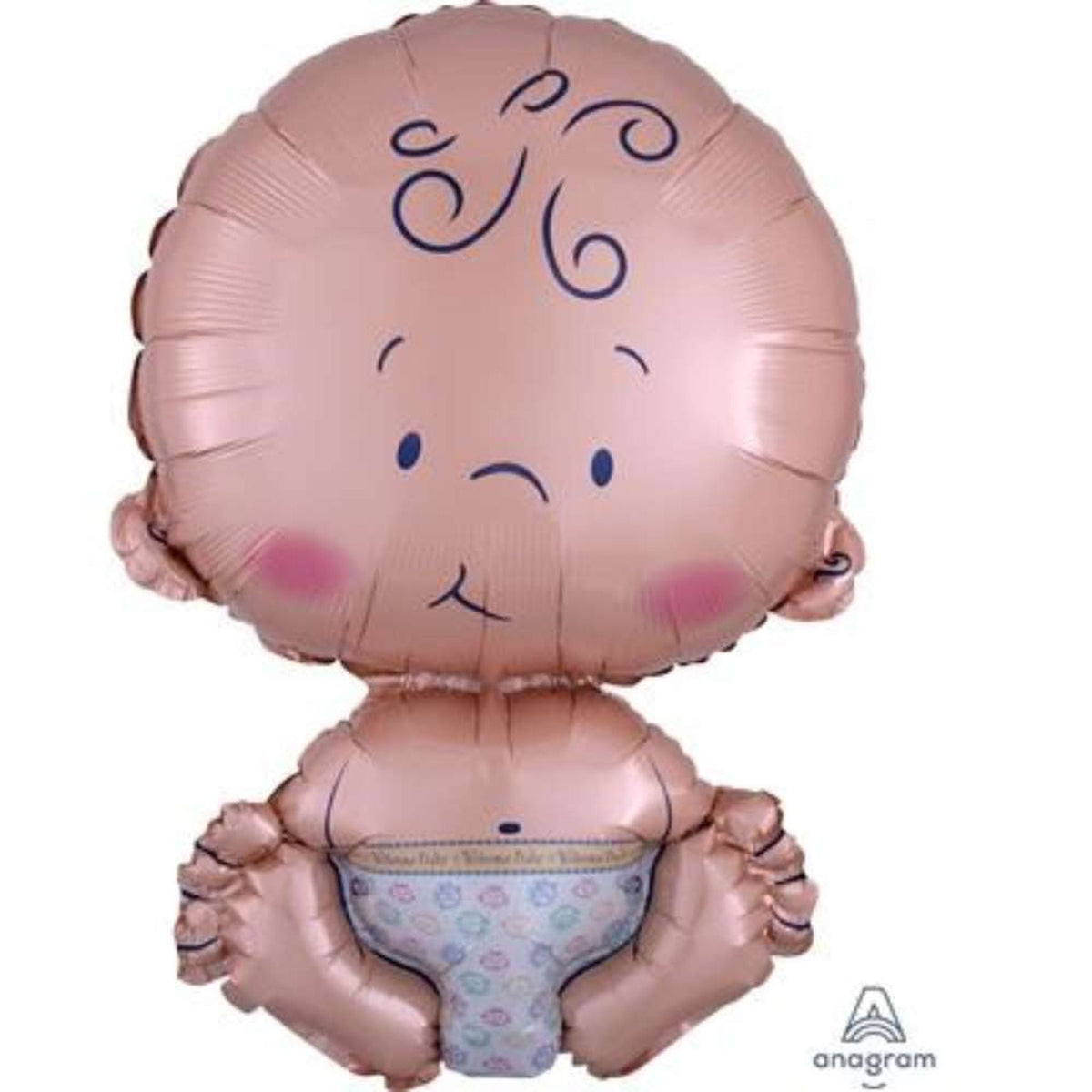 Anagram Foil Balloon Welcome Baby 24" with Helium