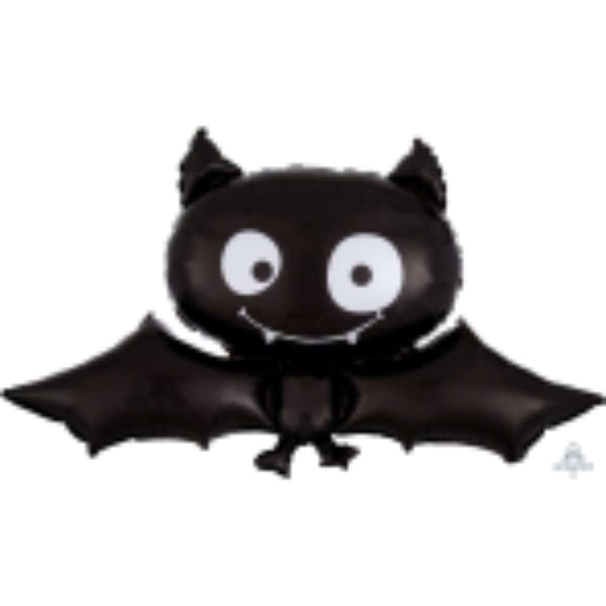 Black Bat 41" Foil Balloon with Helium