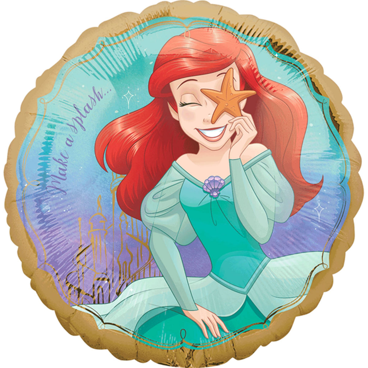 Disney Princess Ariel 18-inch Foil Balloon with Helium