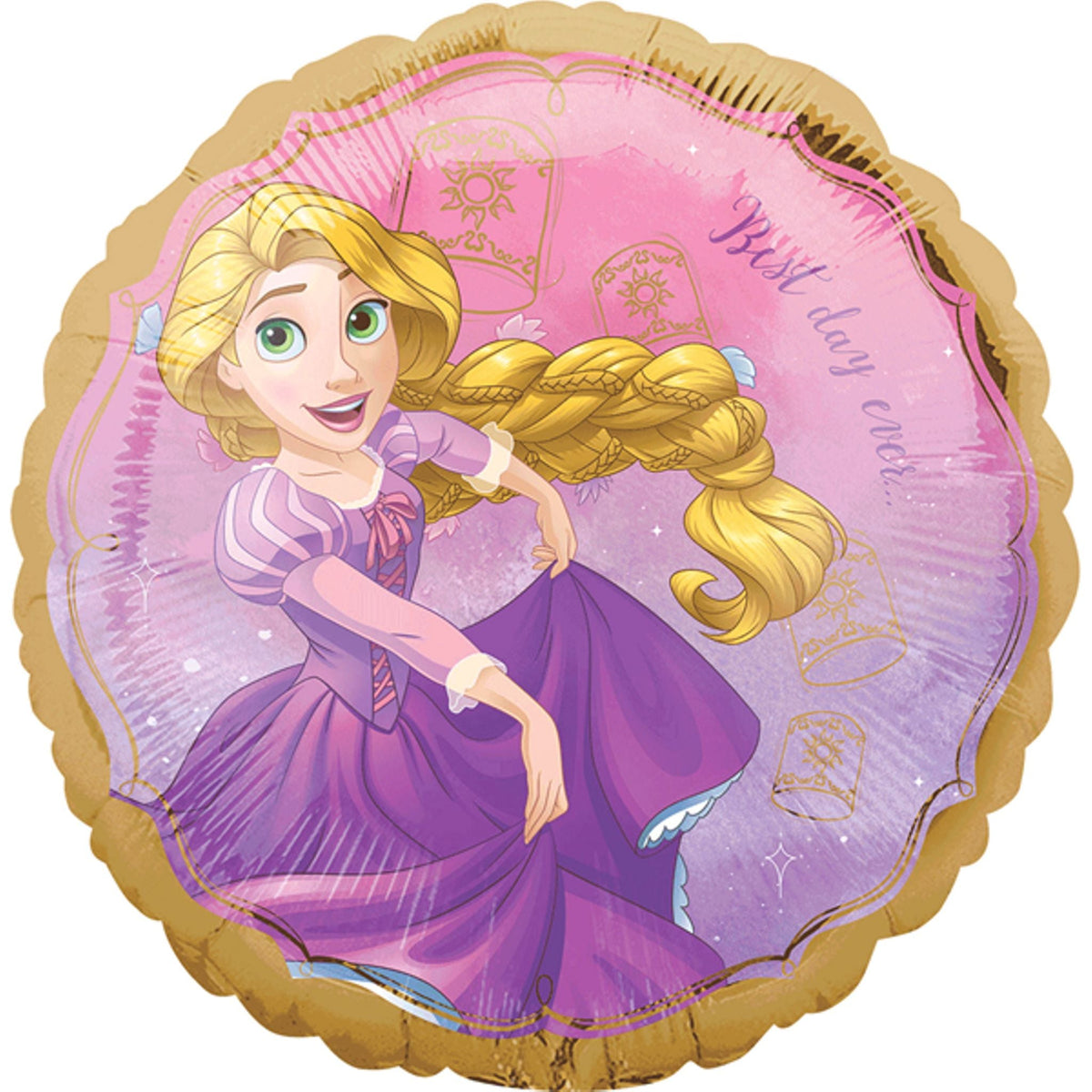 Disney Princess Rapunzel Tangled 18-inch Foil Balloon with Helium