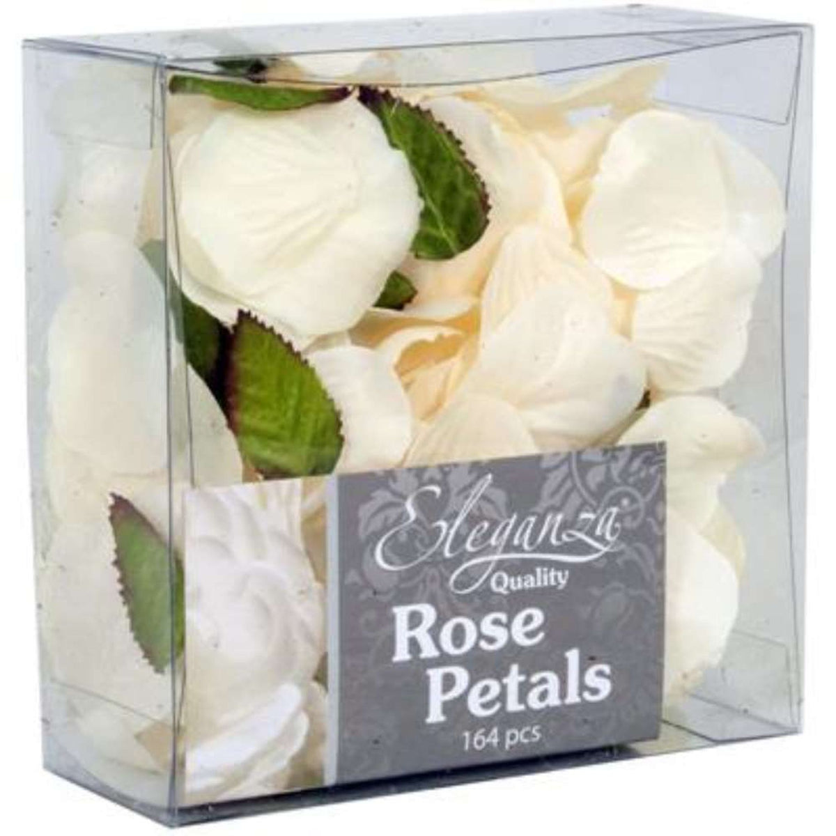 Eleganza Rose Petals Cream 164 Pieces