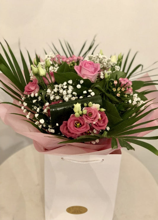Florist Choice Pink & White Bouquet