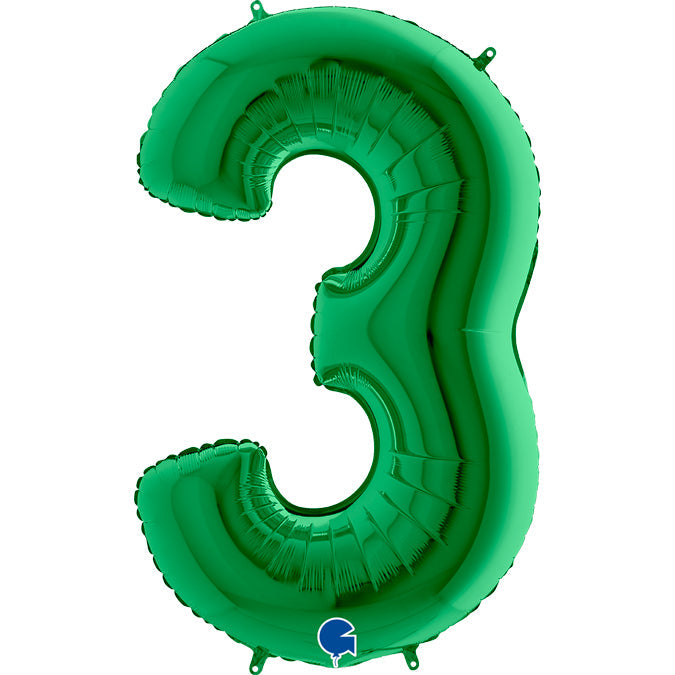 Grabo Green Balloon with Helium