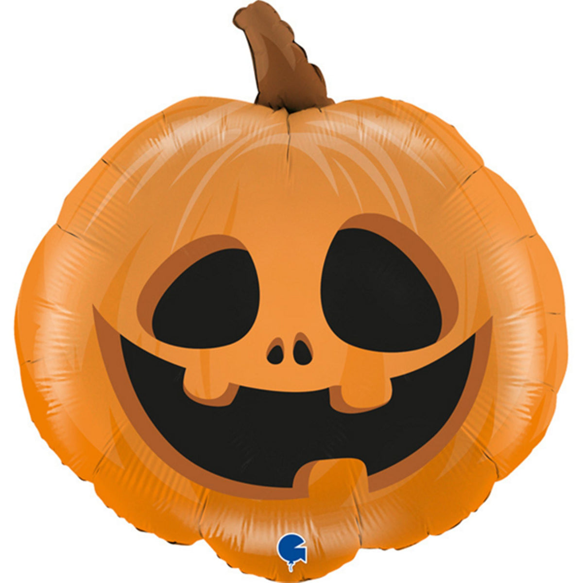 Halloween Orange Pumpkin 29" Large Foil Balloon with Helium