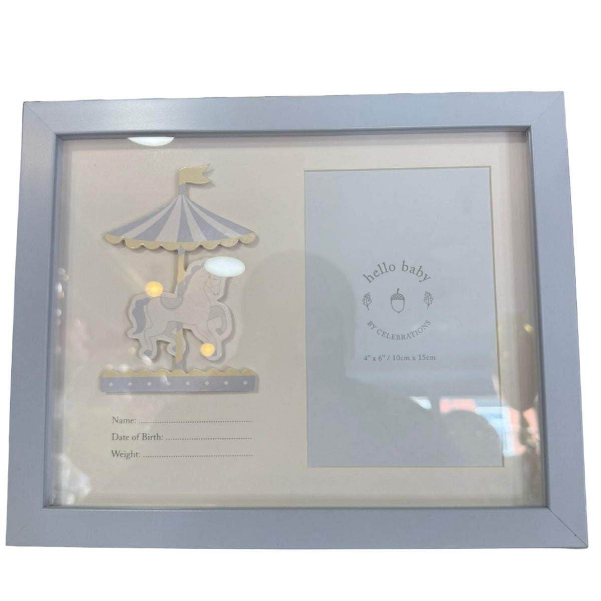 Hello Baby Boy 4" X 6" Frame