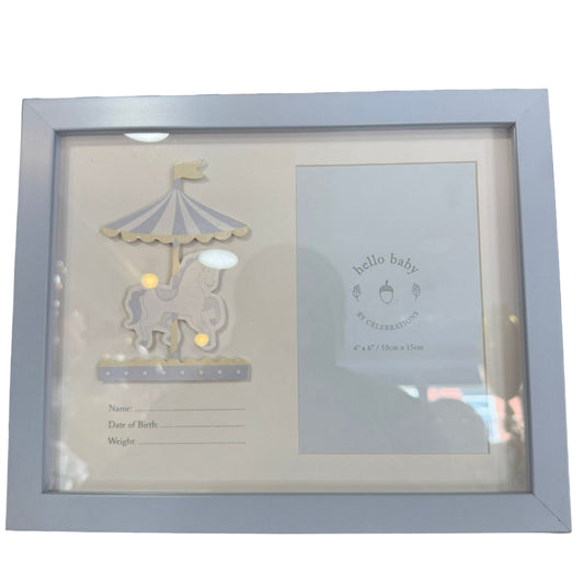 Hello Baby Boy 4" X 6" Frame