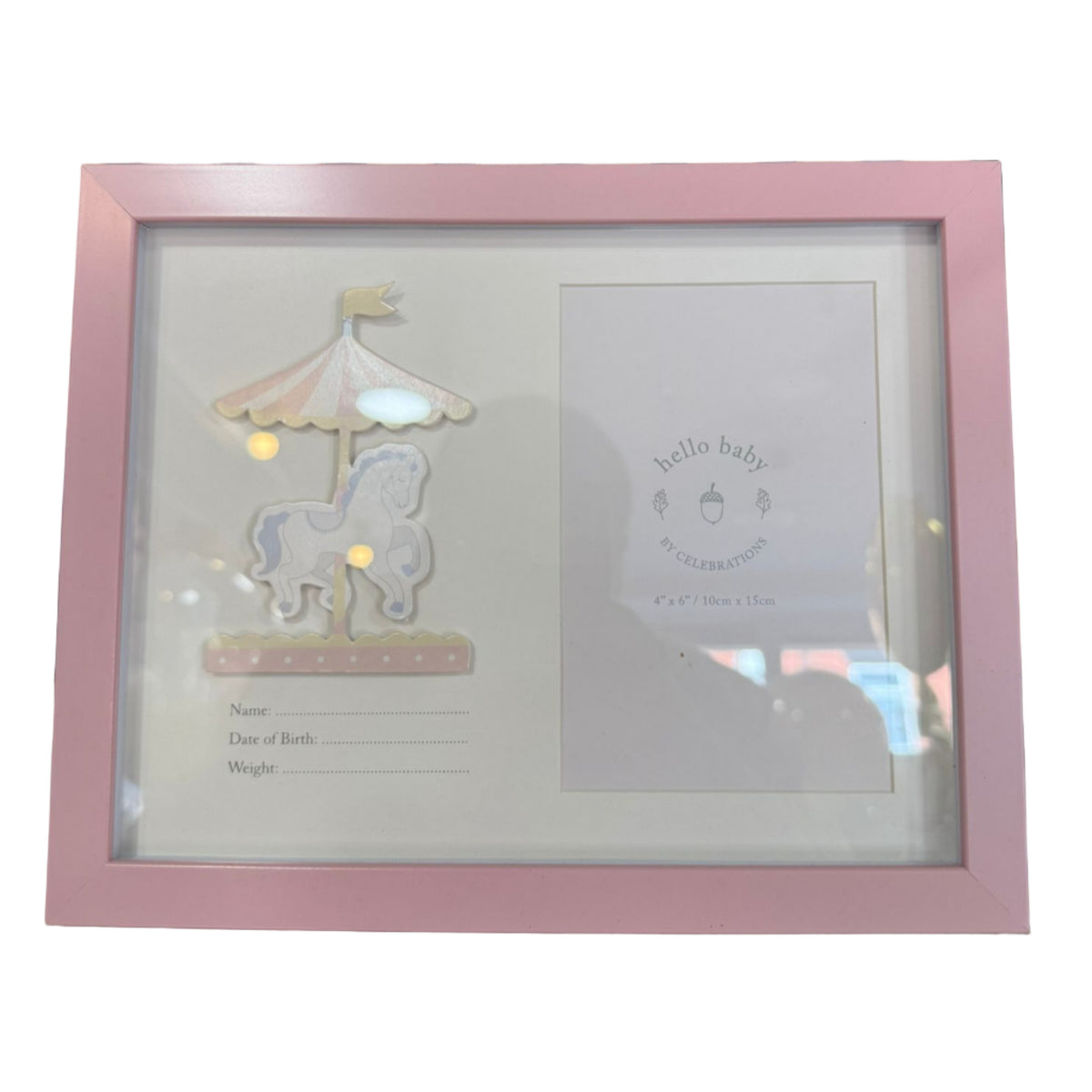 Hello Baby Girl 4" X 6" Frame