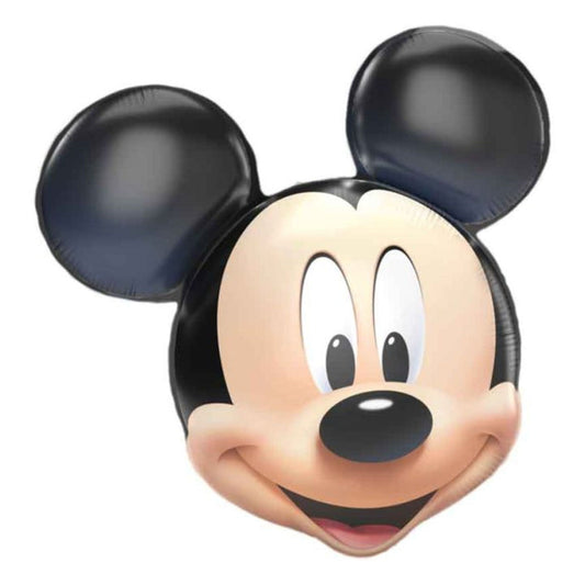 Mickey Mouse Head 31" Foil Balloon with Helium