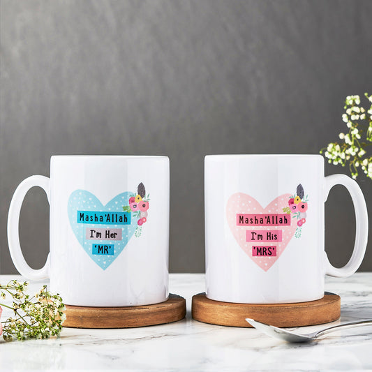 Mr and Mrs Mug Set