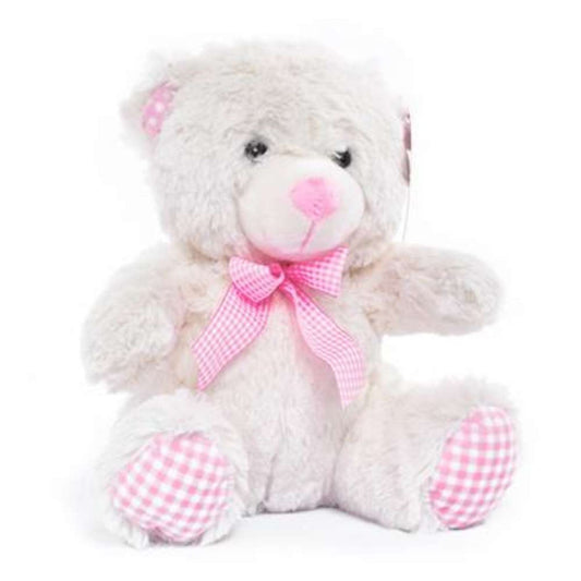 Cream & PinkNursery Bear 25cm