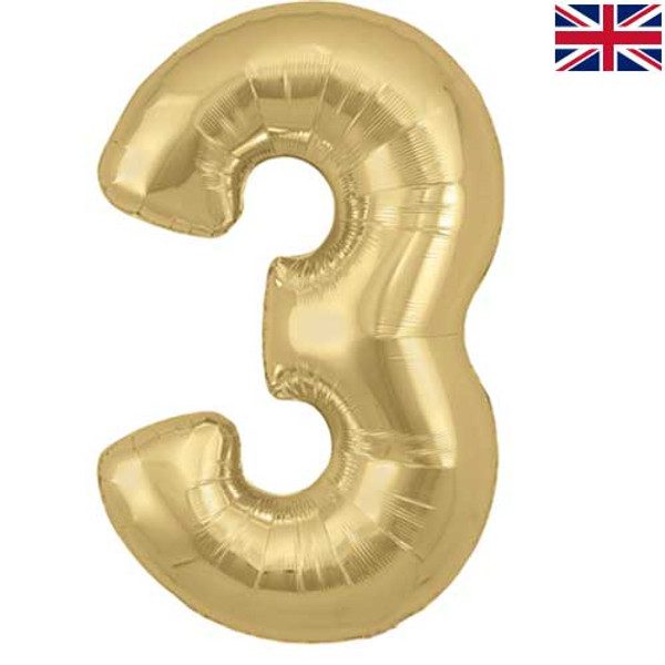 Oaktree 34 inch Gold Balloon with Helium
